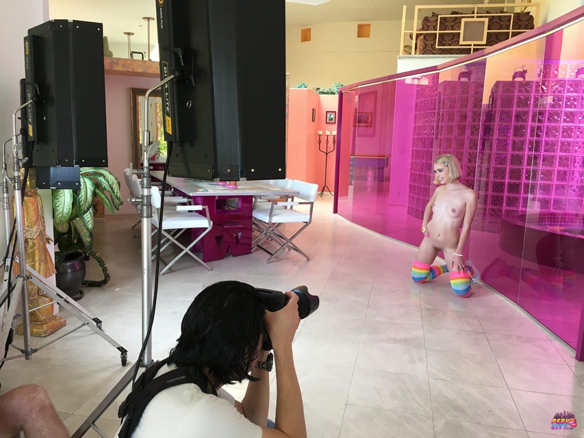 Chloe Couture, teen, blonde, anal, gape, PervCity, BTS, nsfw, hairy pussy, small tits