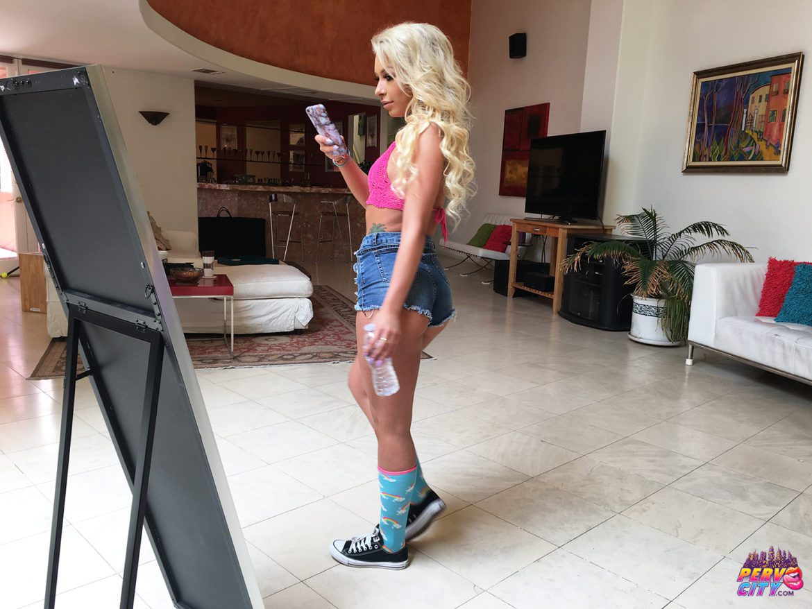 Carmen Caliente, Chris Strokes, PervCity, Banging Beauties, pussy, latina, teen, big cock, blonde, ass play. bts, selfies