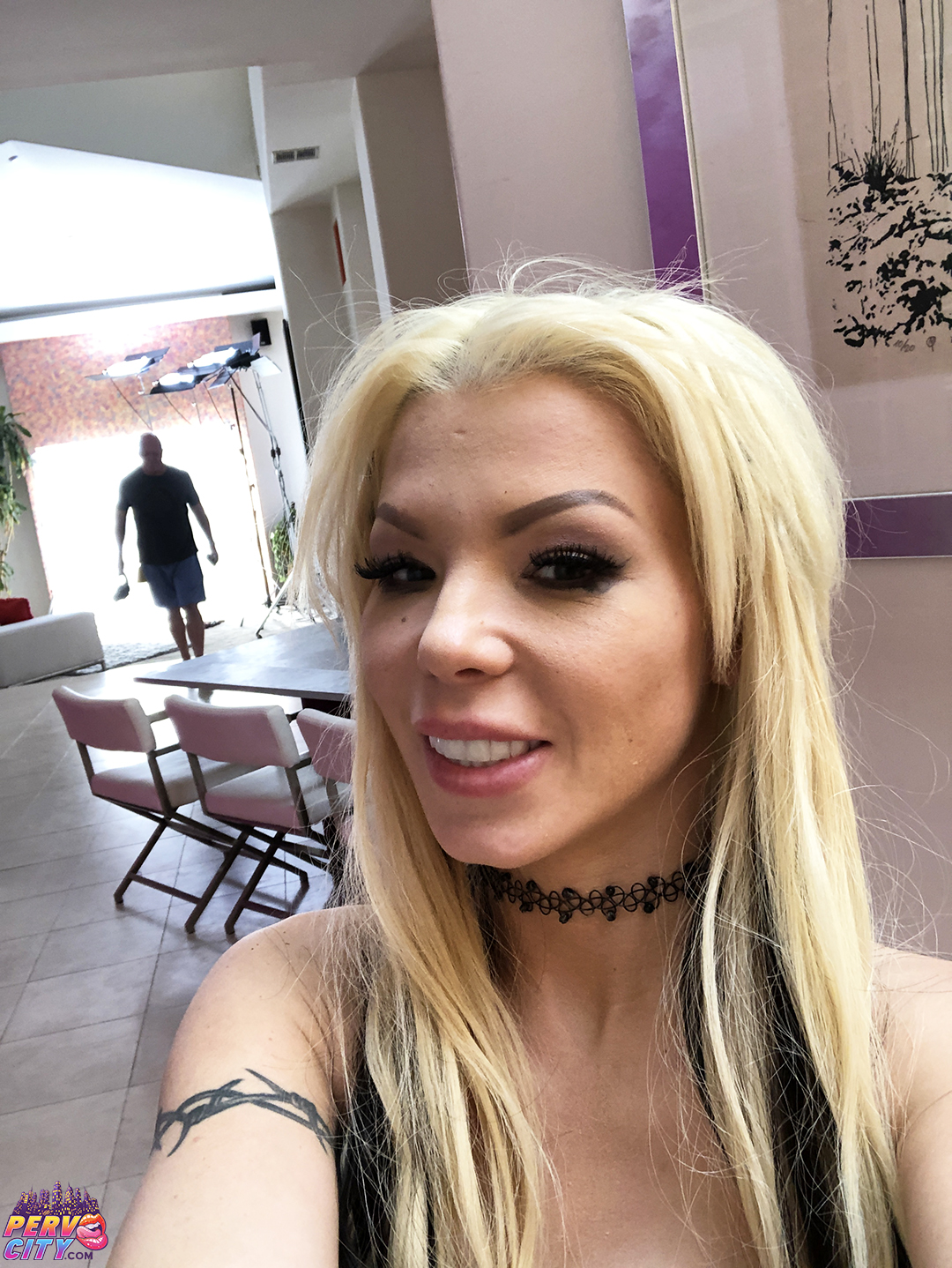 Barbie Sins, Isiah Maxwell, pervcity, Maestro Claudio, behind the scenes, bts, anal, interracial, porn bts