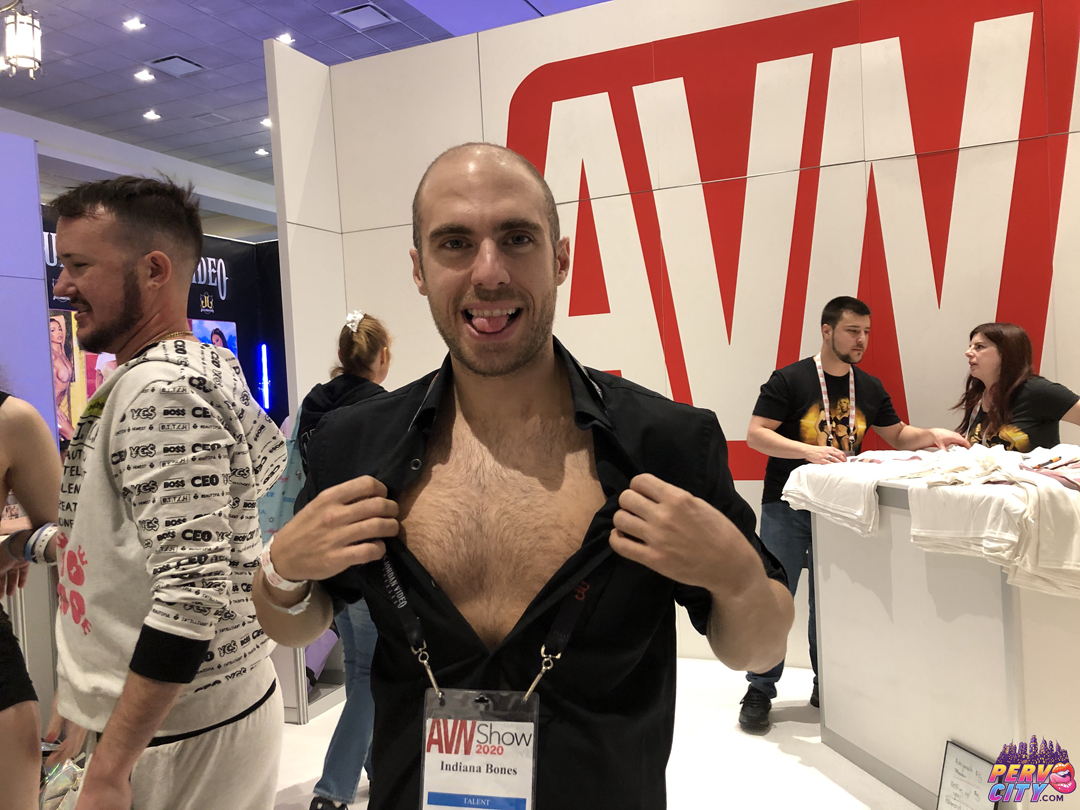 Indiana Bones, adult entertainment expo, AVN, Avn Awards, PervCity, pornstars, las vegas